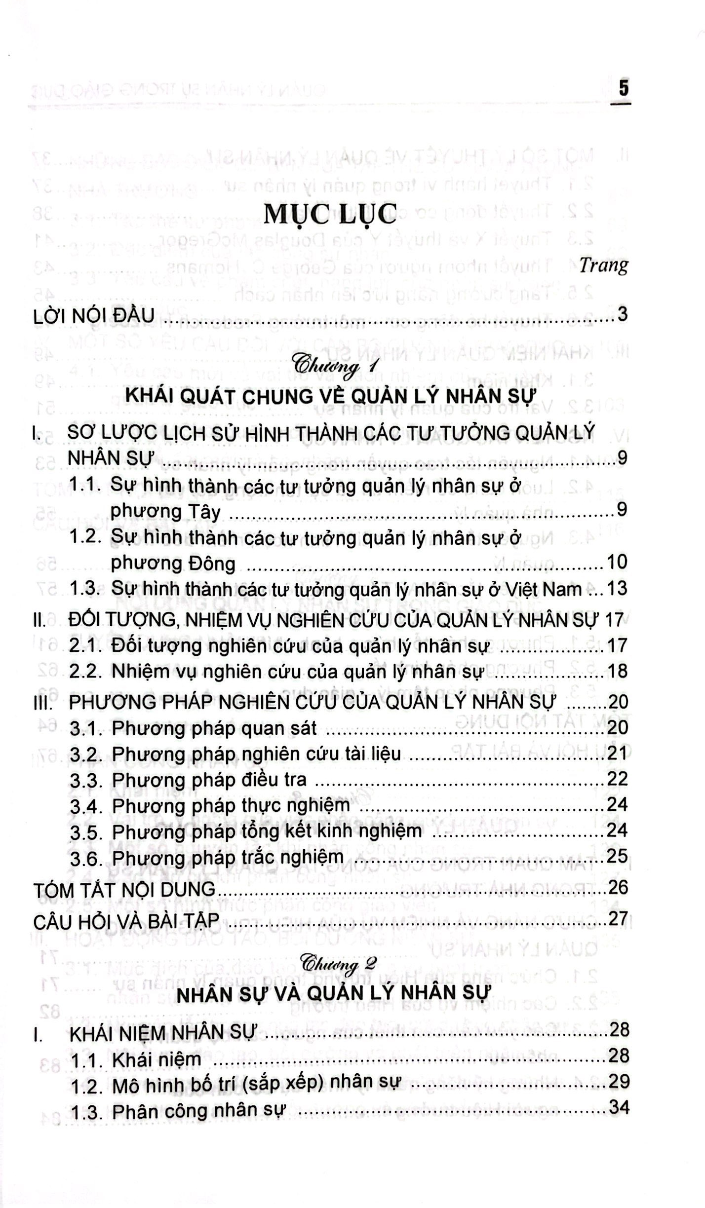 Quản Lý Nhân Sự Trong Giáo Dục