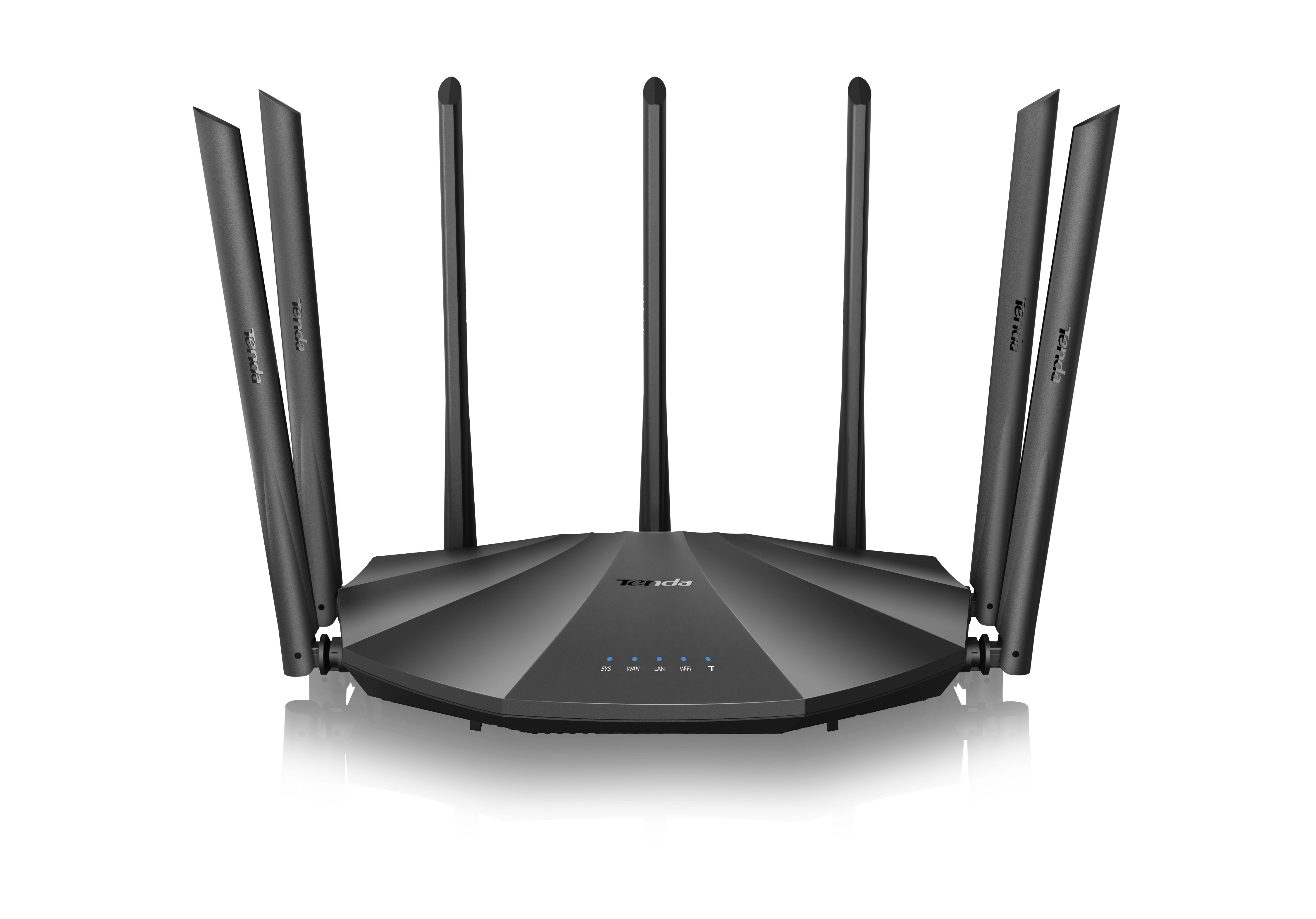 Bộ phát wifi tốc độ cao 2100 Mbps 7 râu Wireless Router AC23 Tenda hàng chính hãng