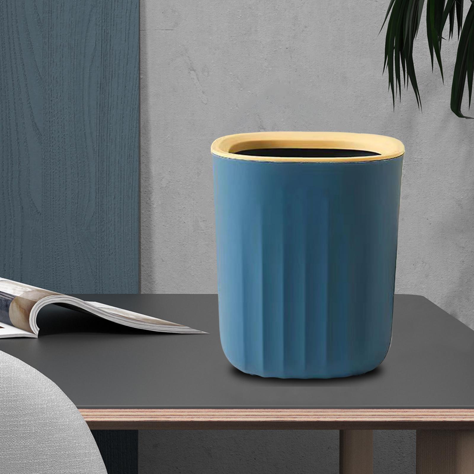 Mini Wastebasket Rubbish Bin Mini Desk Trash Can for Coffee Bar Bedroom Home