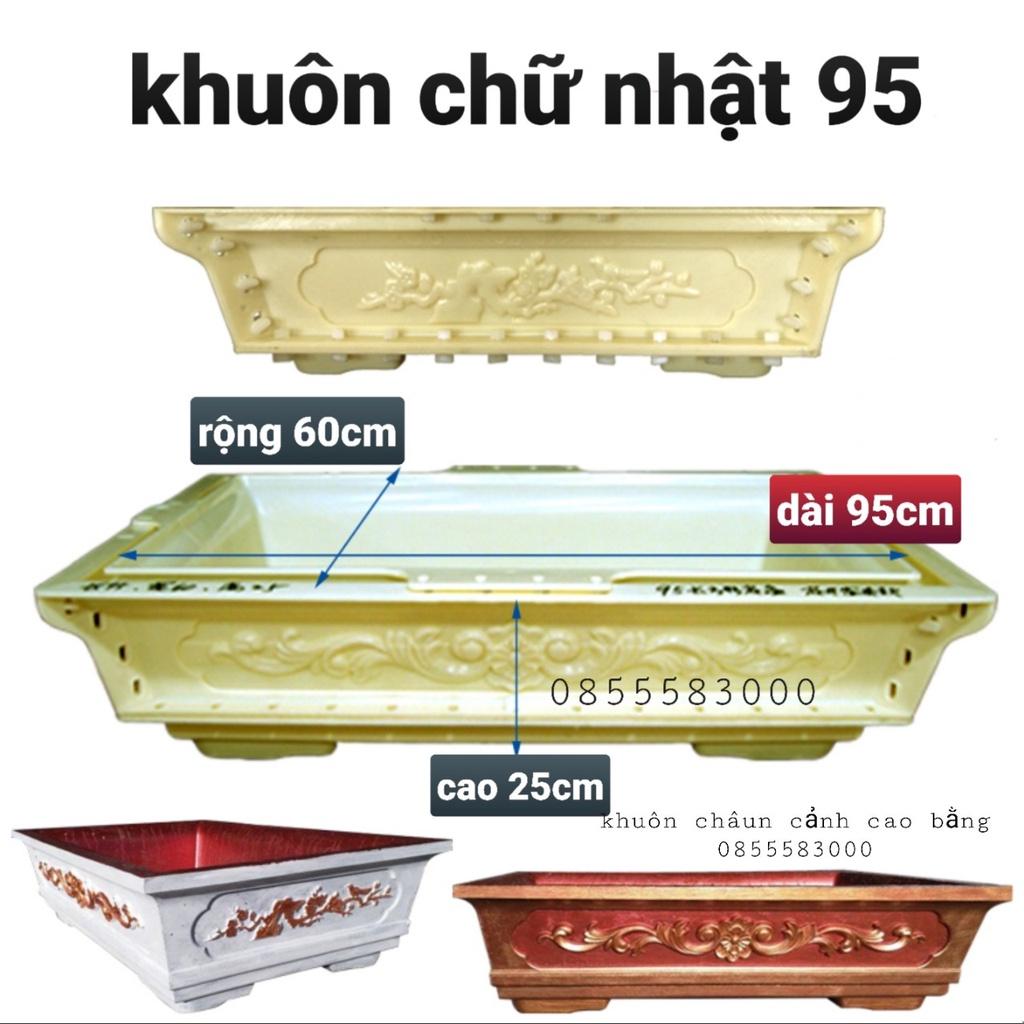 Khuôn đúc chậu cảnh chữ nhật 95