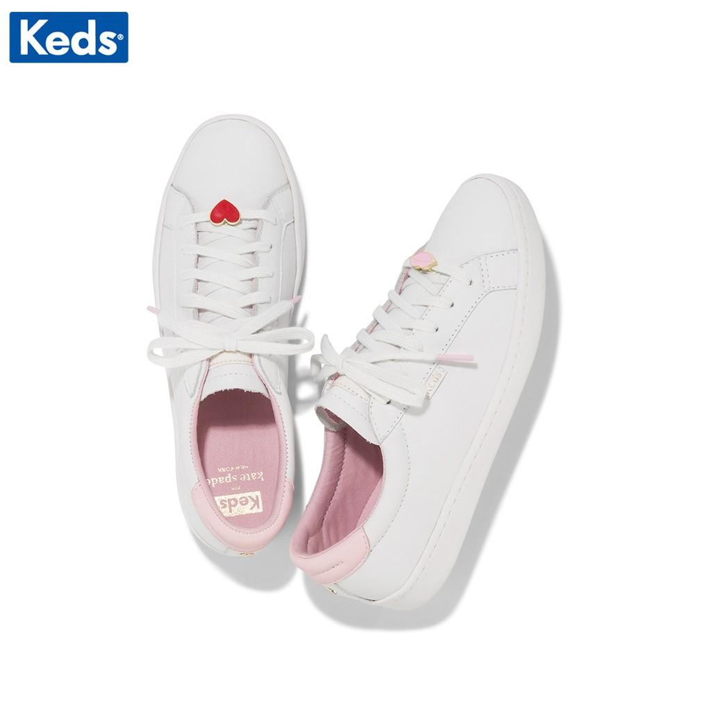 Giày Keds Nữ - Ace Ks Lips Hearts White - KD060491