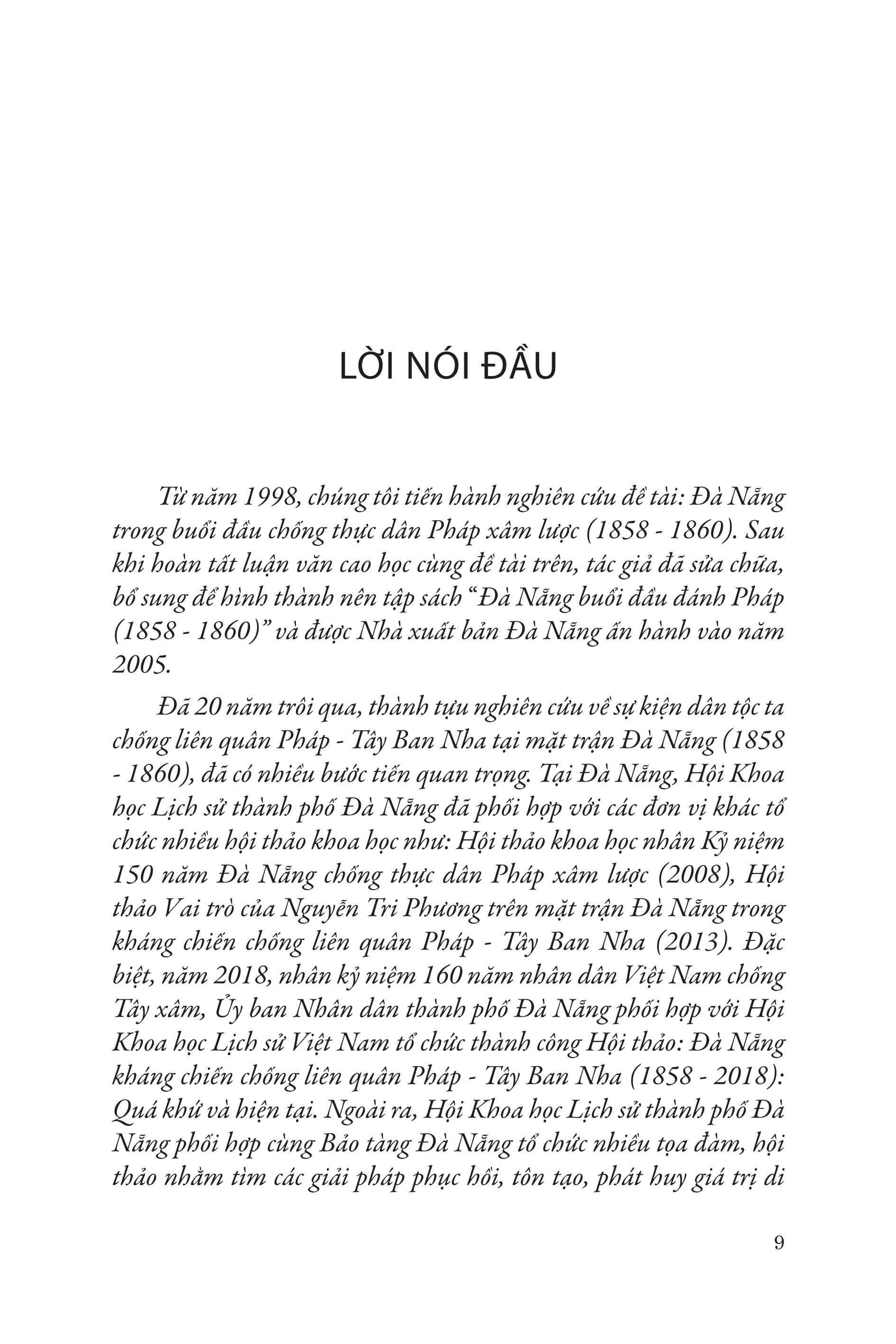 Đà Nẵng Buổi Đầu Đánh Pháp (1858-1860)