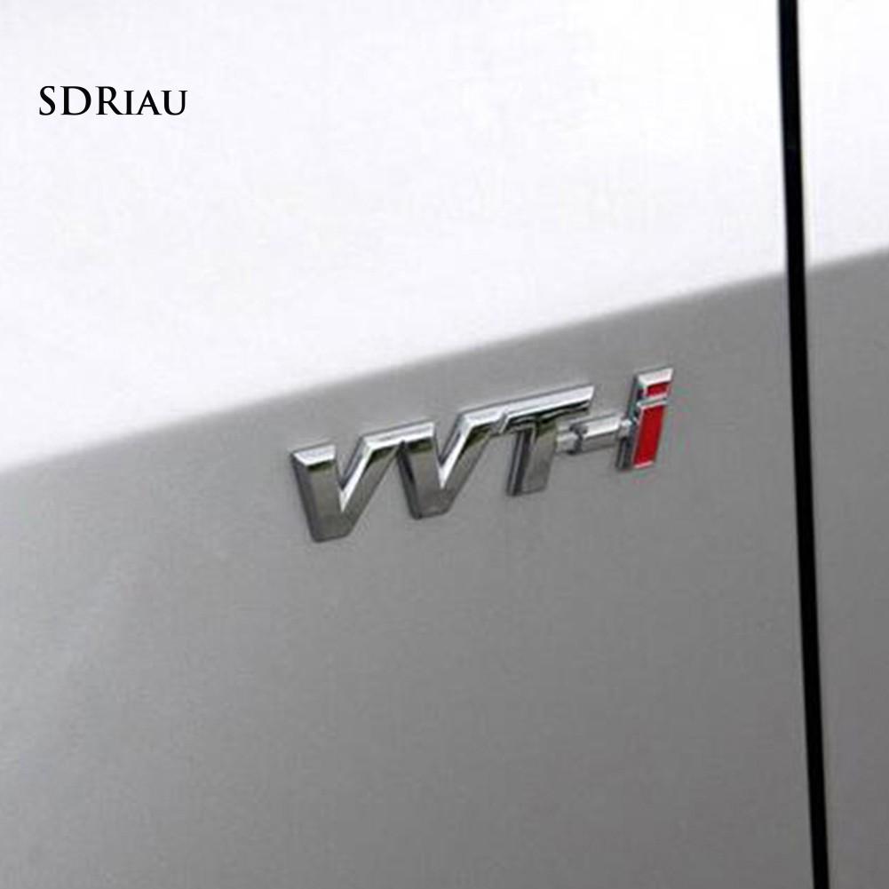 Metal VVTi Letters Logo Car Sticker Emblem Badge Decoration for Toyota Camry
