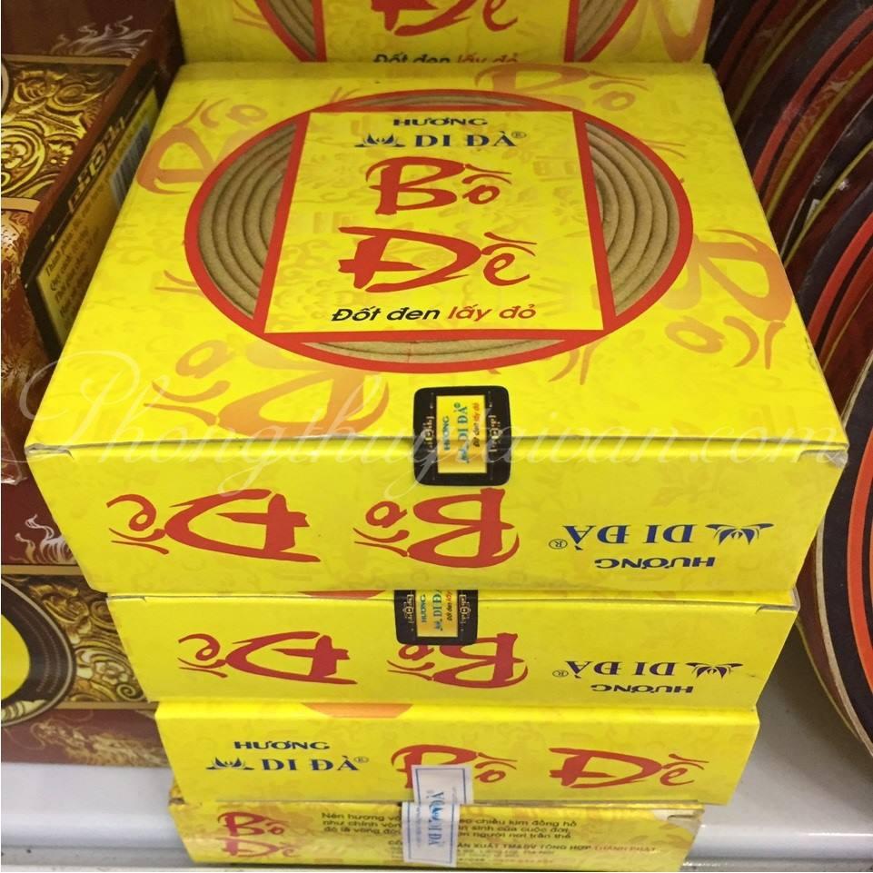 Nhang vòng 1 ngày 24 tiếngBỒ ĐỀ -10 HỘP tặng Khay hứng tàn nhang