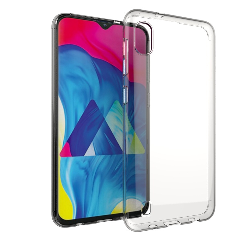 Ốp lưng dẻo dành cho Samsung Galaxy A10 hiệu Ultra Thin mỏng 0.6mm chống trầy - Hàng chính hãng