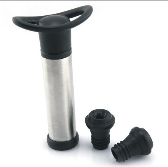 Bộ hút chân không silicon bảo quản chai vang + 2 nút nhà bếp cao cấp