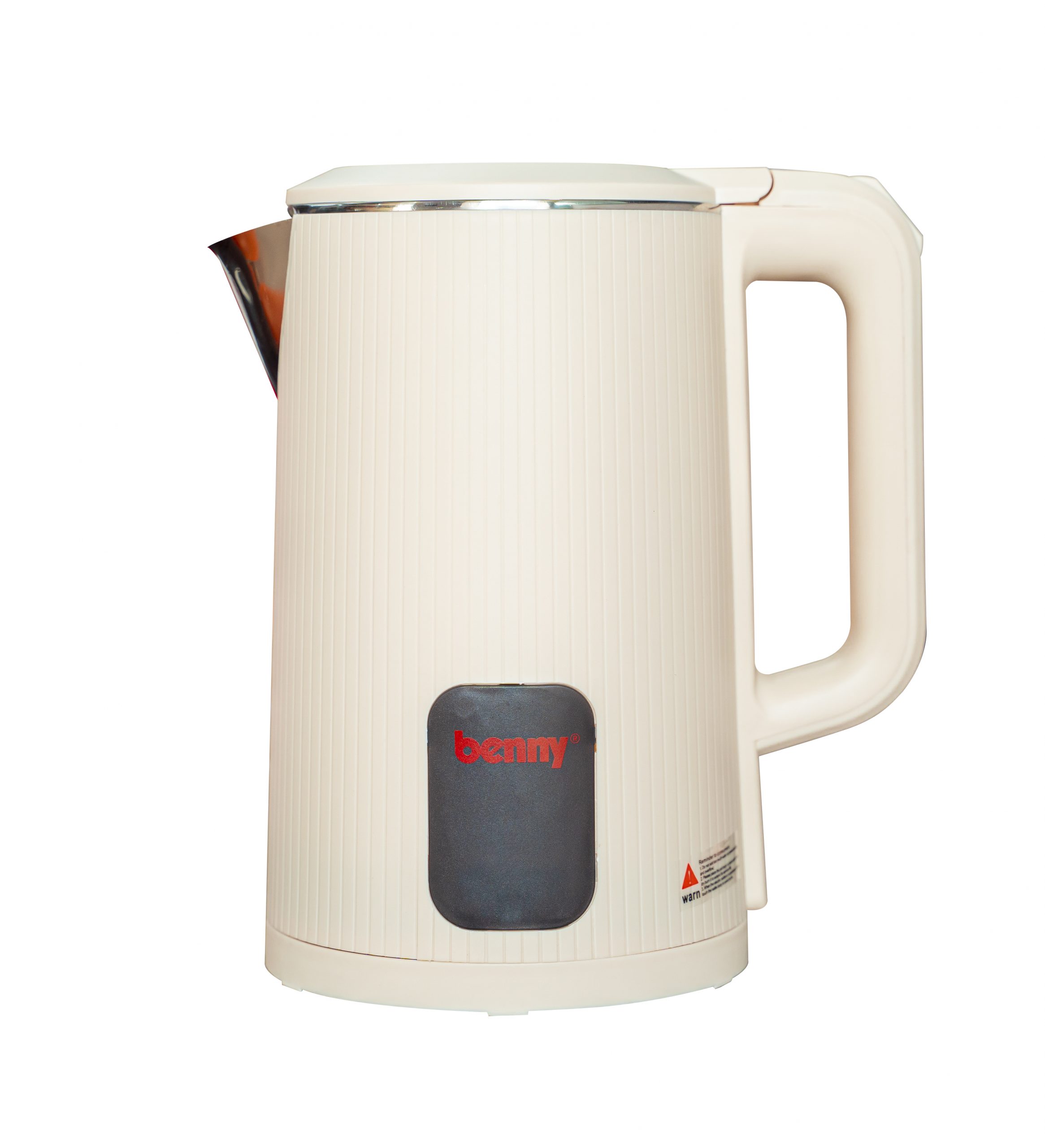 Ấm siêu tốc Benny BJ-20 , Màu Be, 1500W, 1,8L - Hàng chính hãng