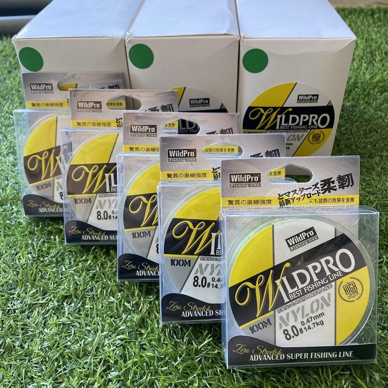 Cước Câu Cá Wild Pro 100M Dòng cước tàng hình, độ tải cá cao siêu bền