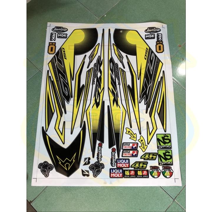 Tem rời dành cho winner vàng đen