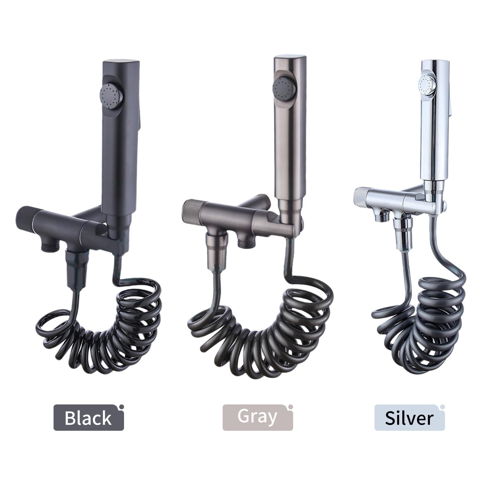 Vòi Xịt Vệ Sinh Áp Suất Cao Bằng Đồng Thau Với Giá Đỡ Treo Tường Ống G1 / 2