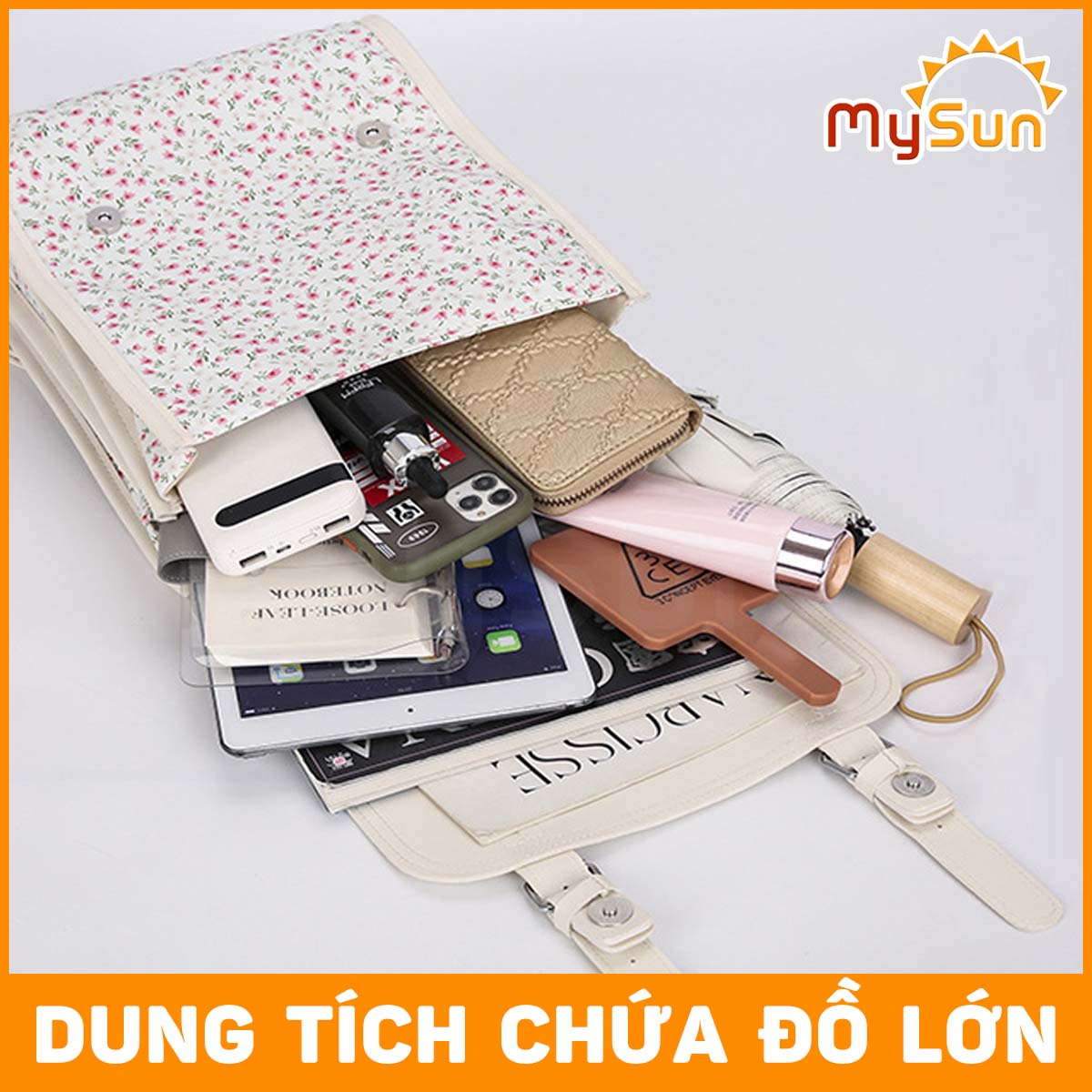 Túi xách nữ sang chảnh đeo chéo nhiều ngăn đi làm công sở cao cấp MySun Juliet