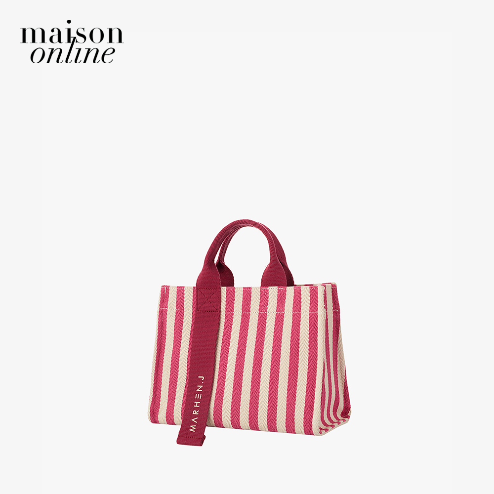 Marhen.J - Túi đeo vai chữ nhật sọc kẻ Rico Mini MJ19BRCOMNST-PK