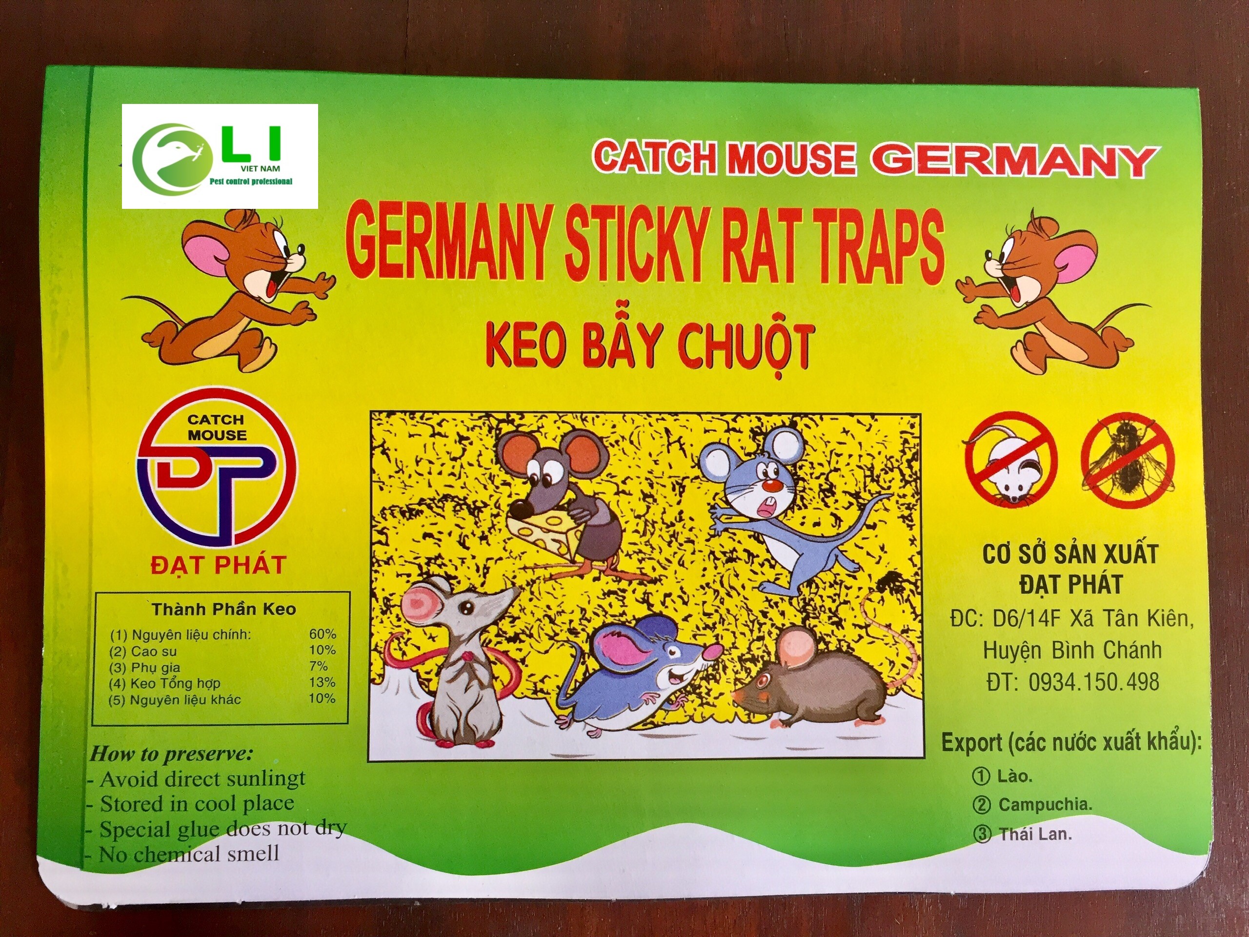 Miếng keo dính Chuột Đạt Phát siêu dính, hiệu quả cao, chất lượng tốt