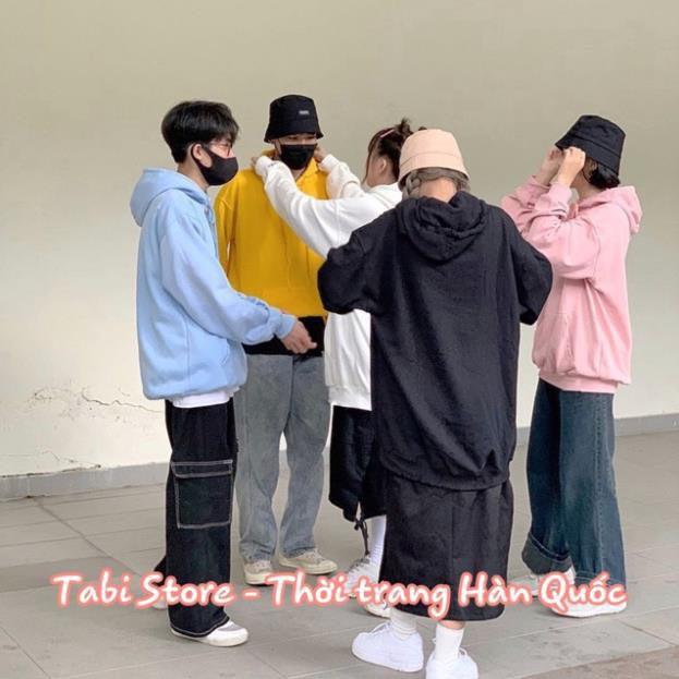 Áo hoodie trơn nỉ bông Hàn Quốc Chất Lượng