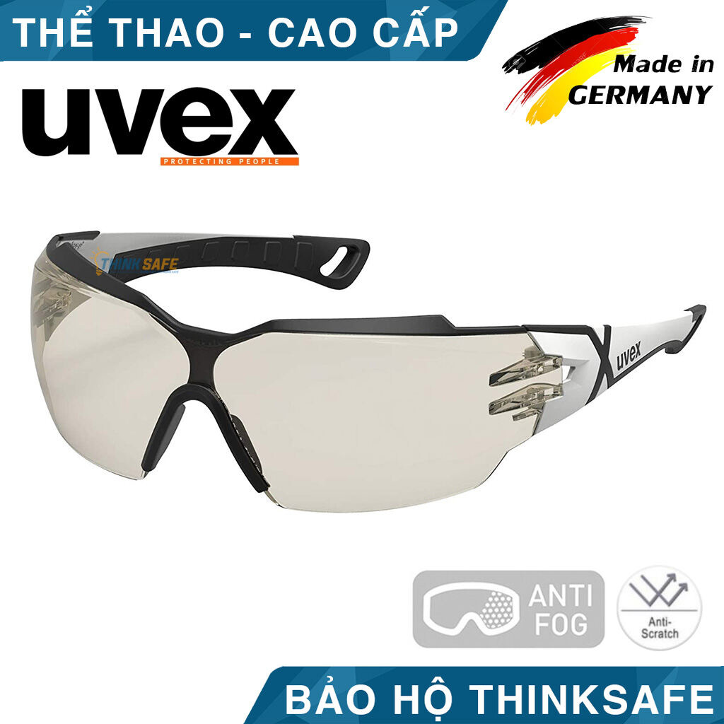 Kính bảo hộ UVEX PHEOS CX2 CBR kính chống bụi chống hơi nước chống trầy xước vượt trội Chống tia UV mắt kính đi xe máy lao động (Tròng màu trà) mã 9198064