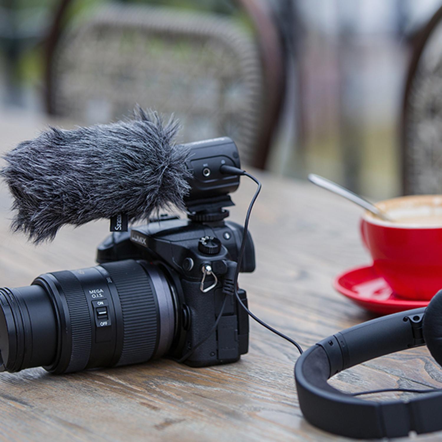 Saramonic SR-M3 Condenser Chuyên nghiệp Micro trên máy ảnh cho máy quay máy ảnh DSLR