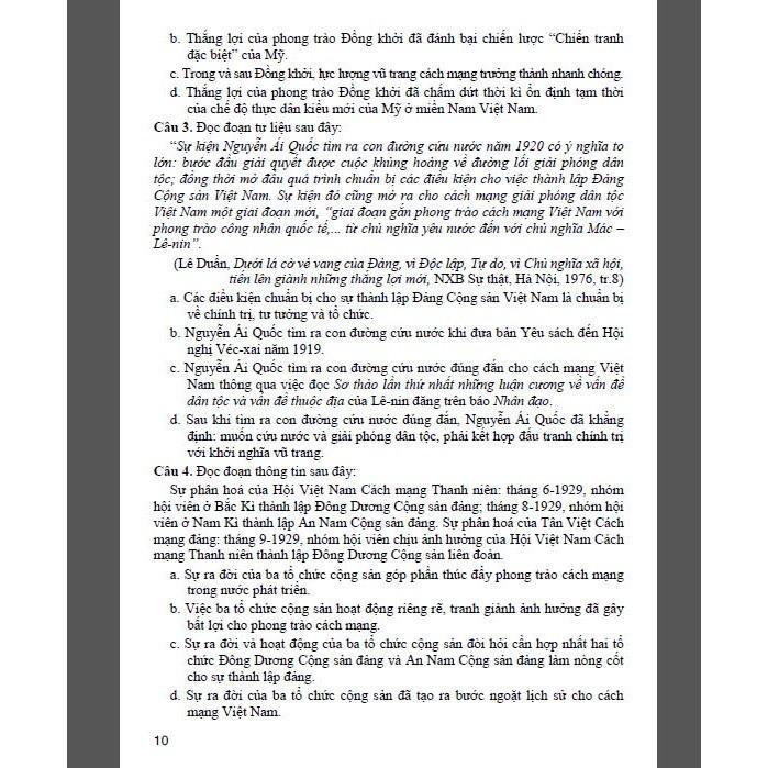 Sách - Bộ Đề Trắc Nghiệm Lịch Sử Lớp 12 - Ôn Thi THPT - Dùng Chung Các Bộ SGK Hiện Hành - Hồng Ân