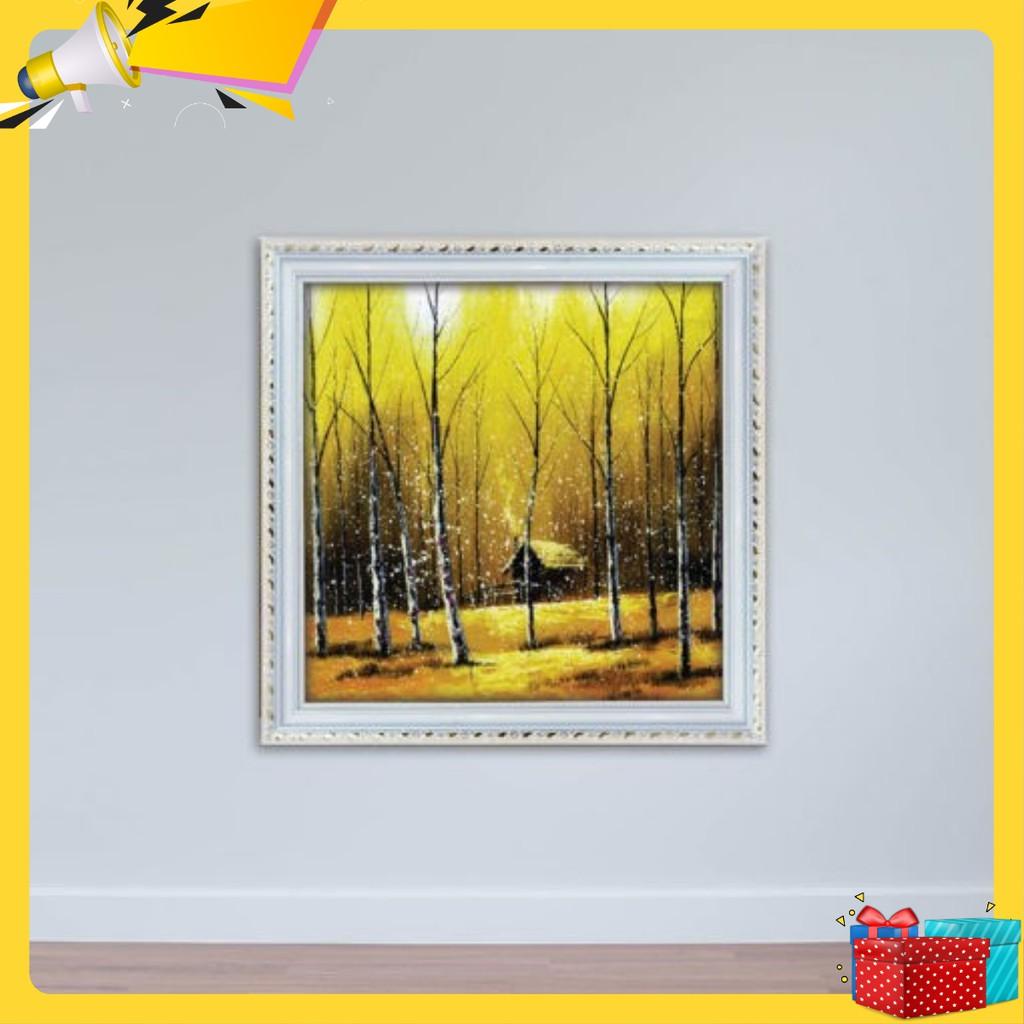 Tranh phong cảnh Rừng Mùa Thu | Tranh canvas treo tường phòng khách W1919