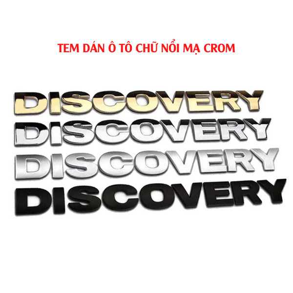 Tem Dán Discovery Trang Trí Ô Tô, Xe Hơi - Tem Dán Trang Trí Xe Ô Tô