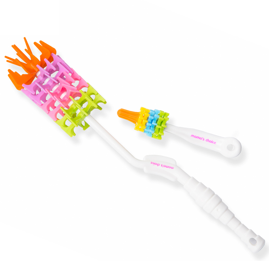 Cốc Hứng Sữa Rảnh Tay Silicone, Chổi Cọ Bình Sữa Và Núm Ti Silicone Mama’s Choice, Combo Giá Siêu Hời, Hàng Chính Hãng