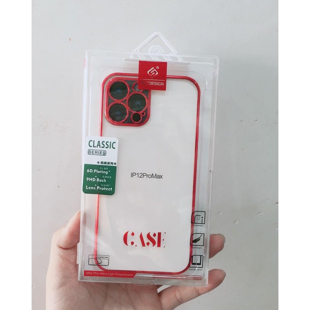 Ốp viền màu lưng trong bảo vệ camera chính hãng KST Design dành cho iPhone 12 Pro Max