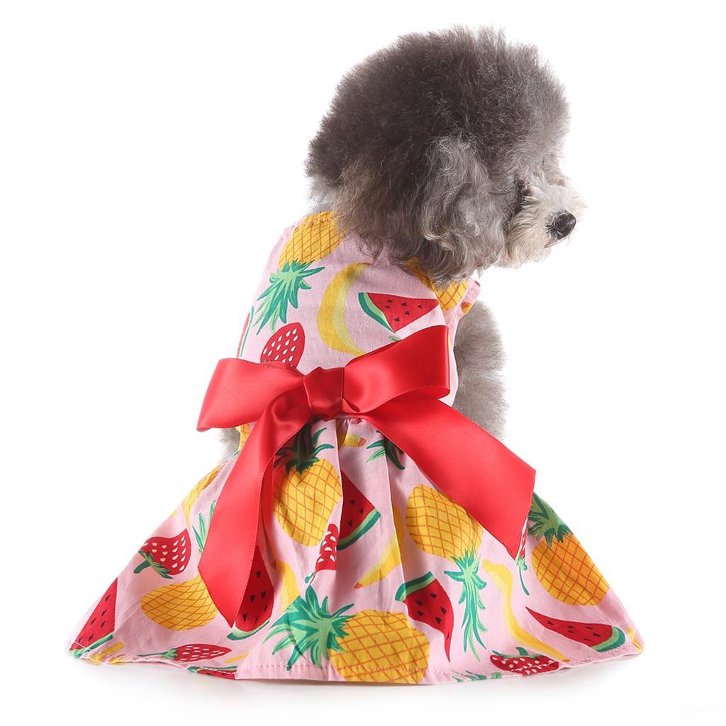 Pet Princess Costume Dress Summer Dress For Dog Birthday Costume Party