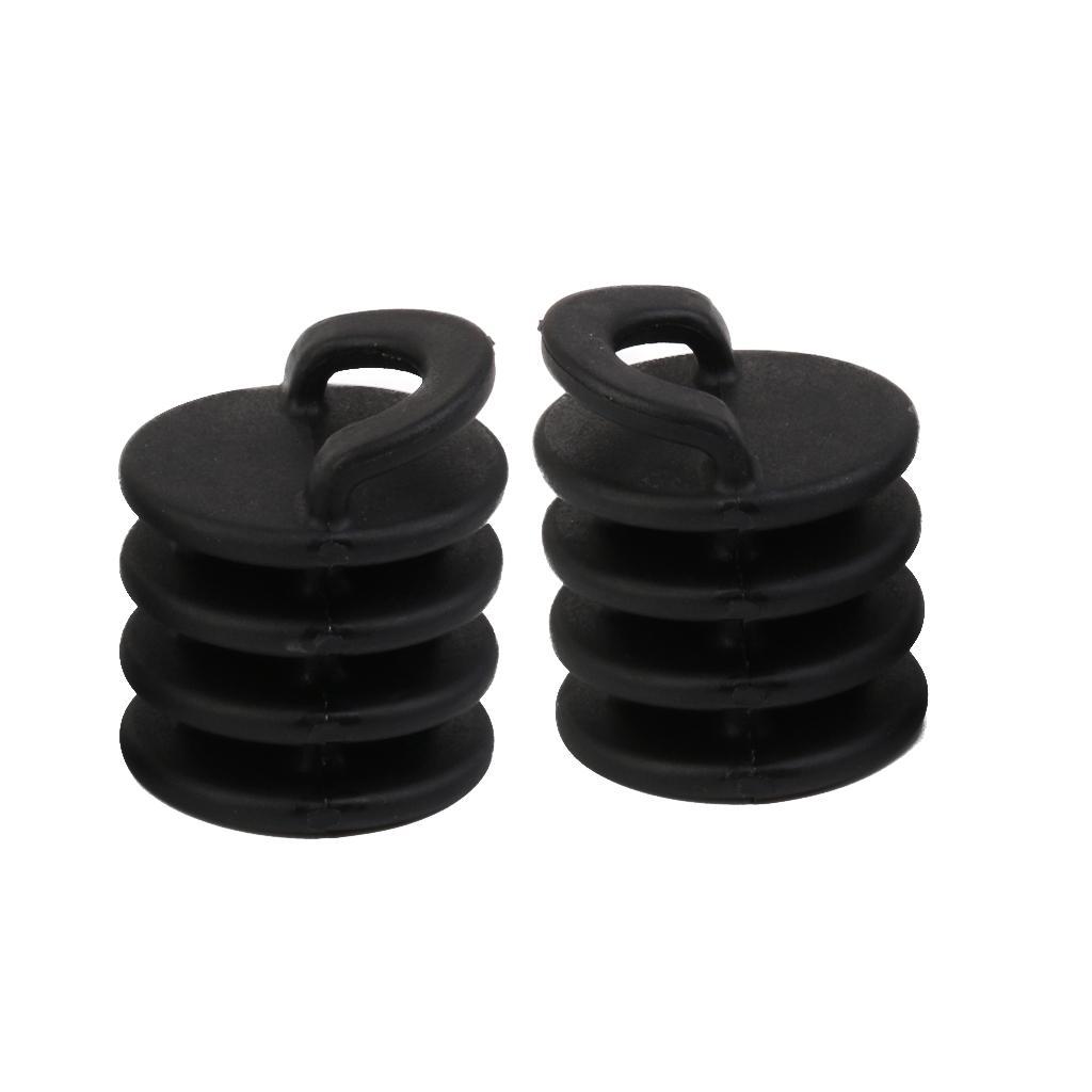 2pcs Small Kayak Marine Boat Scupper Stopper Bungs Drain Holes Accessory