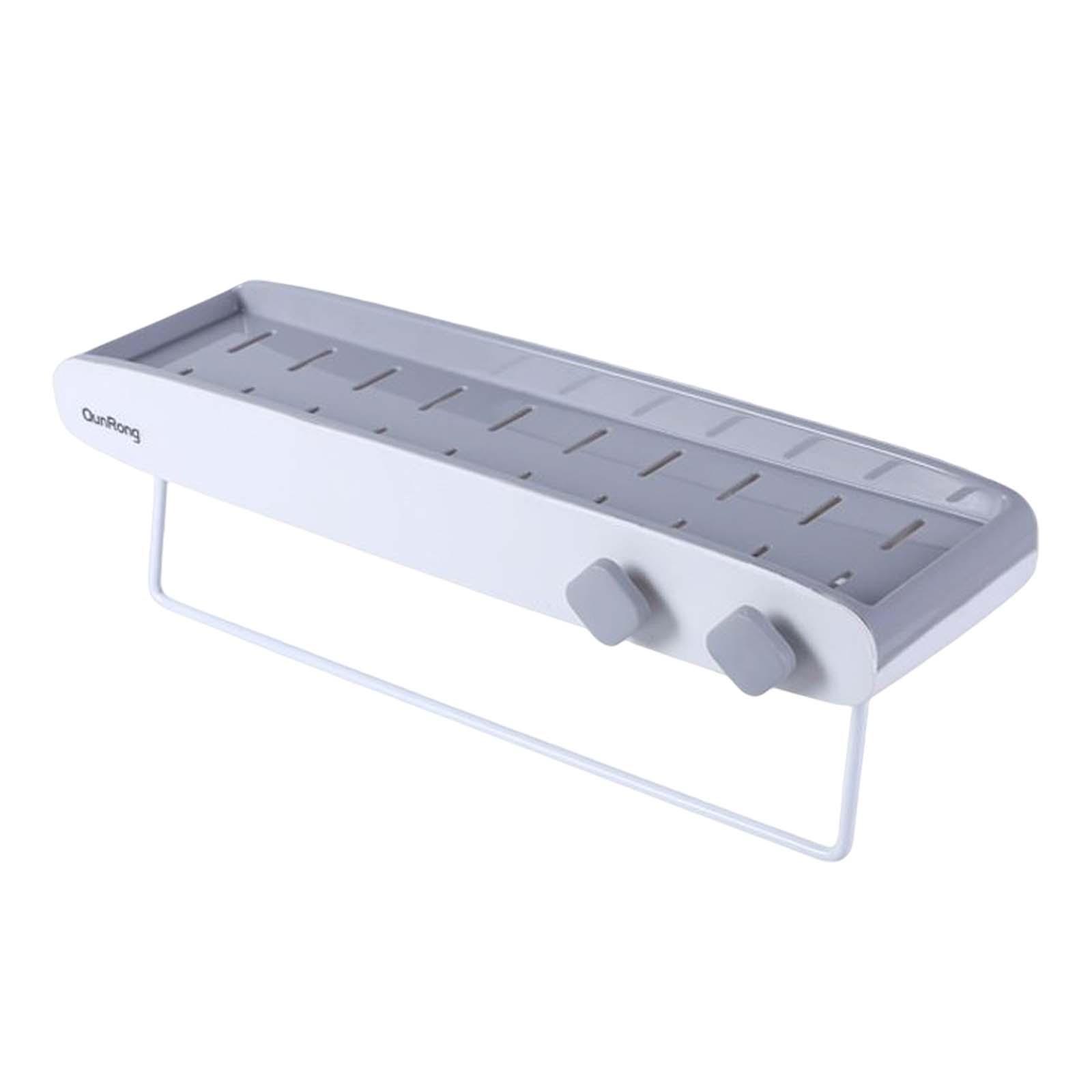 Shower Caddy Shelf Wall Mounted Storage Rack Organizer bathroom