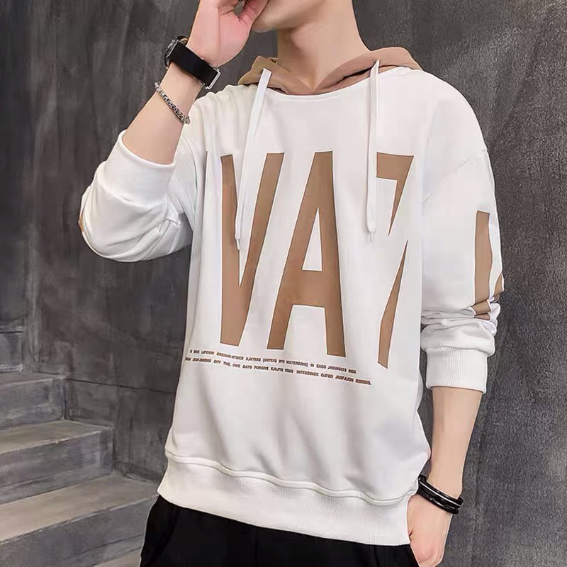 Aó Hoodie Nam Phối Chữ VAT Phong Cách Sành Điệu GD222