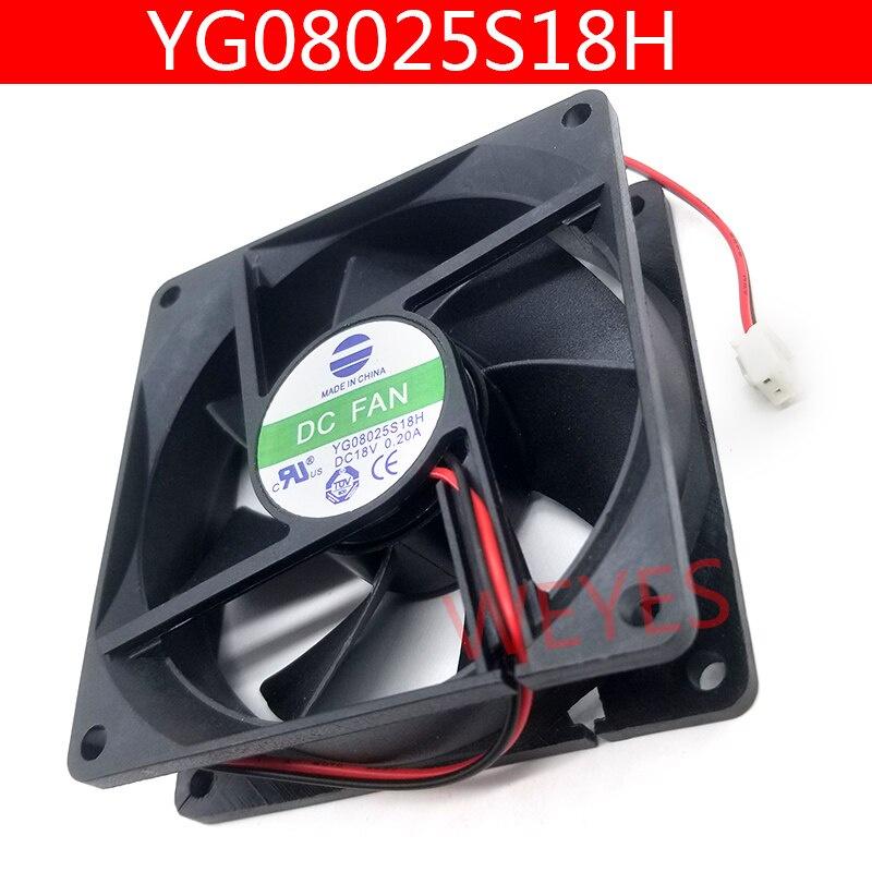 Quạt tản nhiệt động cơ YG08025S18H 18V 0.20A 8CM 8025*80*25MM