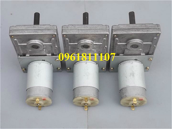 [Nhông kim loại] Motor giảm tốc 24V ds400 chế đồ