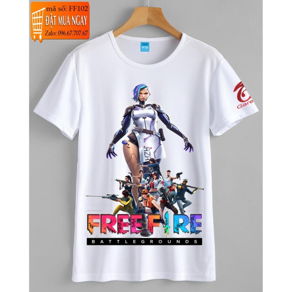 Áo thun game free fire độc đẹp giá rẻ
