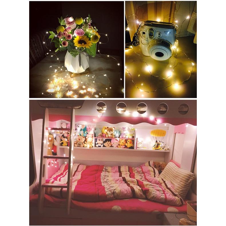 Dây đèn led đom đóm, đèn fairylight dài 1m trang trí