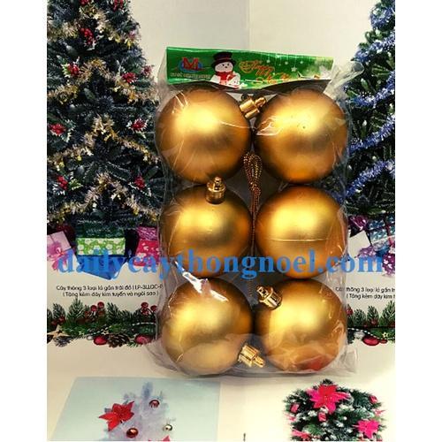 Quả châu mờ trang trí cây thông noel - Phụ kiện trang trí noel