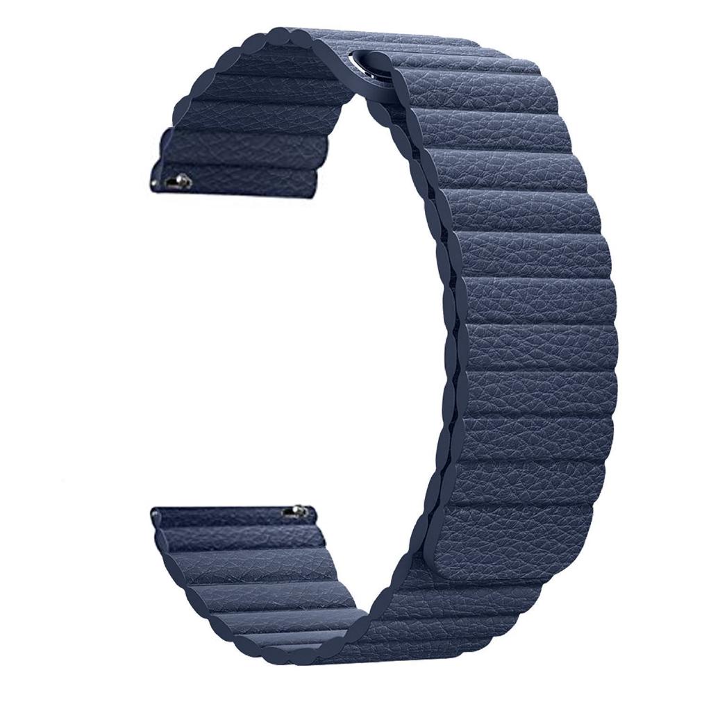 Dây đeo bằng da có nam châm dành cho đồng hồ thông minh Ticwatch Pro E2 S2 GTX