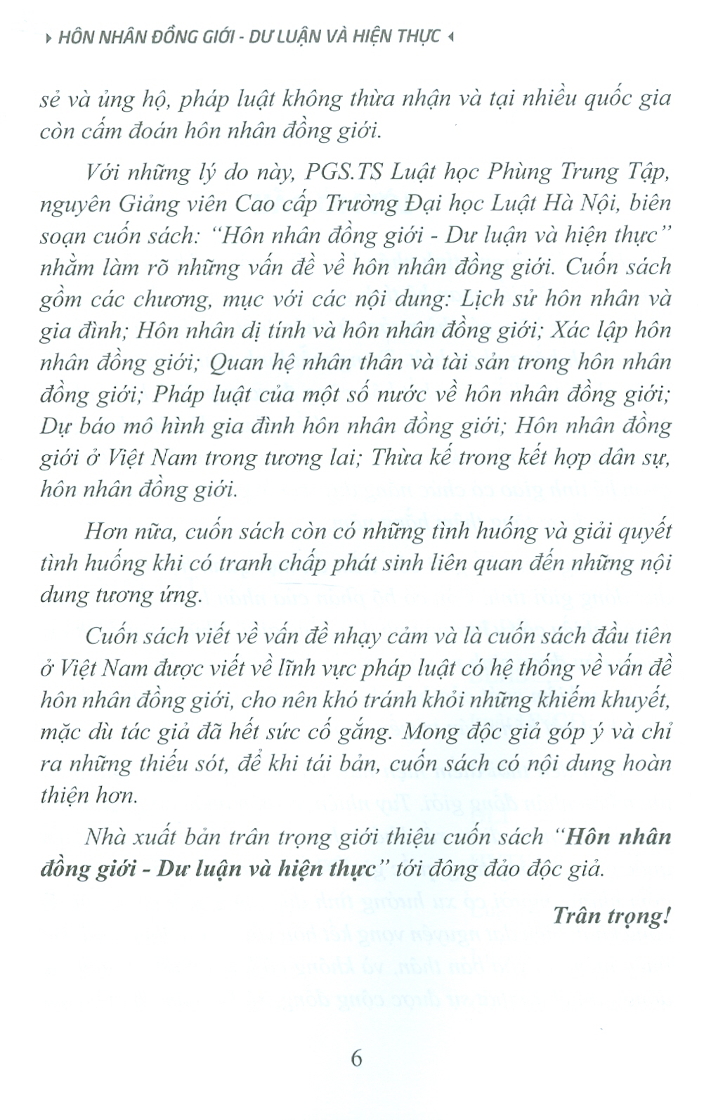 HÔN NHÂN ĐỒNG GIỚI - DƯ LUẬN VÀ HIỆN THỰC – PGS.TS Phùng Trung Tập – Nxb Hà Nội