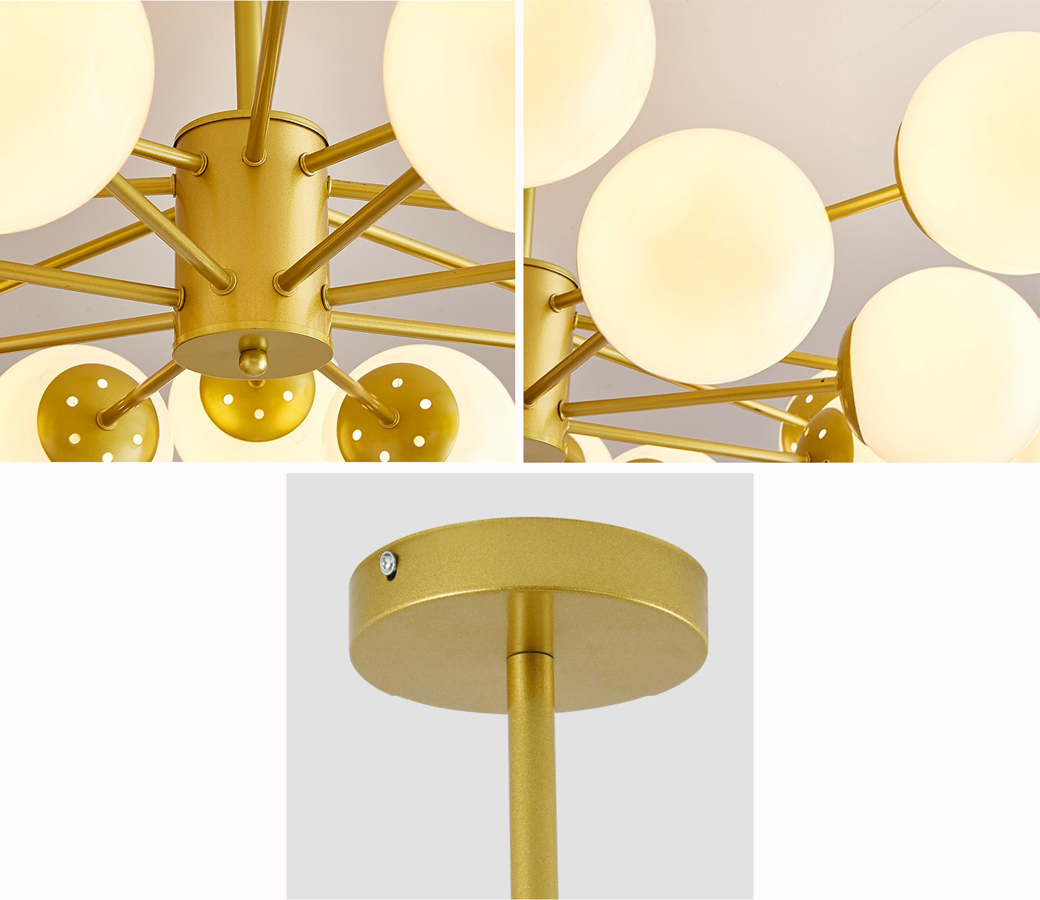 Đèn chùm ROYRAS cao cấp loại 12 bóng rang trí nhà cửa hiện đại, sang trọng - Kèm bóng LED chuyên dụng.