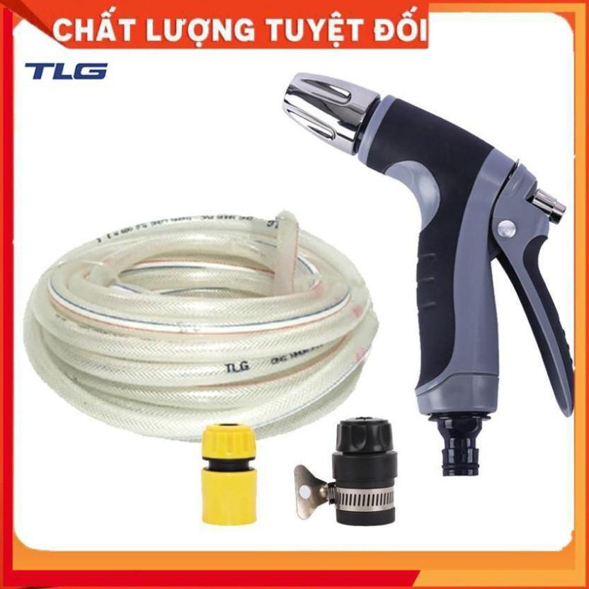 Bộ dây và vòi xịt tăng áp rửa xe tưới cây 206817