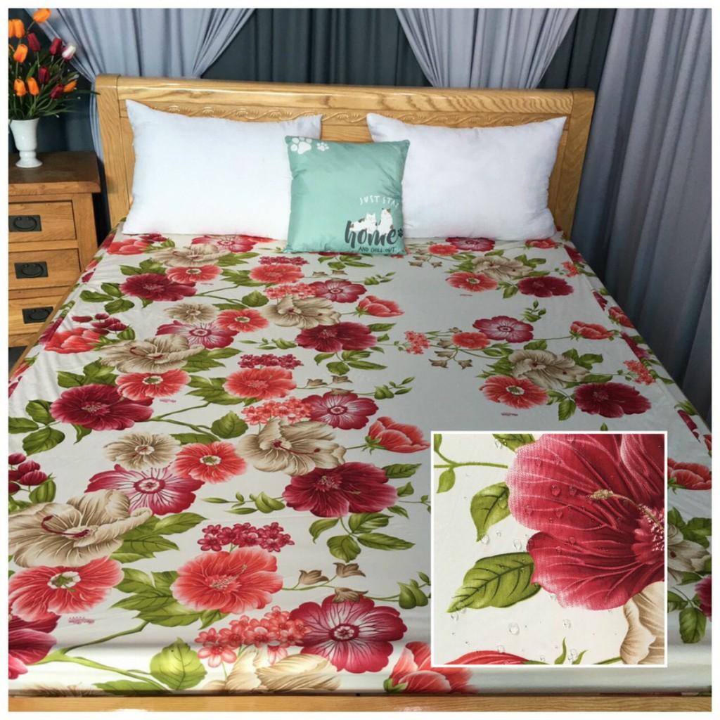 Ga Chống thấm cotton thun nano kháng khuẩn dùng trực tiếp cho bé loại dày