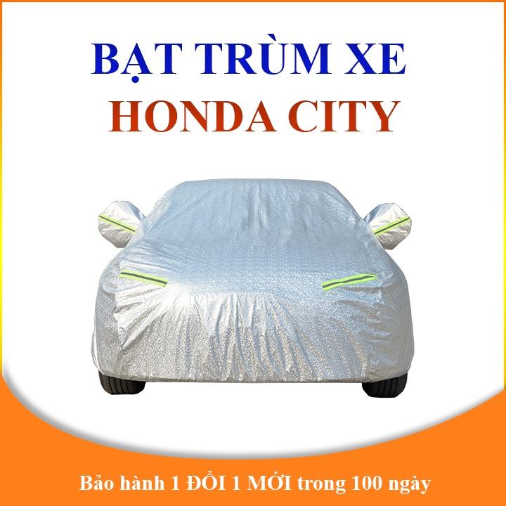 Bạt che phủ xe ô tô Honda City chống nắng mưa, bạt trùm xe ô tô vải dù 3 lớp chống nóng không thấm nước