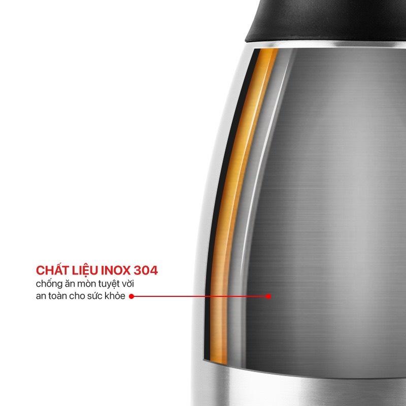 Bình Giữ Nhiệt Gia Đình Inox 304 Elmich EL-3689, Thể Tích 1500ml - Hàng Chính Hãng