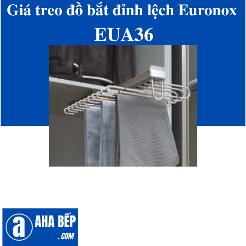 GIÁ TREO ĐỒ BẮT ĐỈNH LỆCH MÀU CÀ EURONOX EUA36 - HÀNG CHÍNH HÃNG