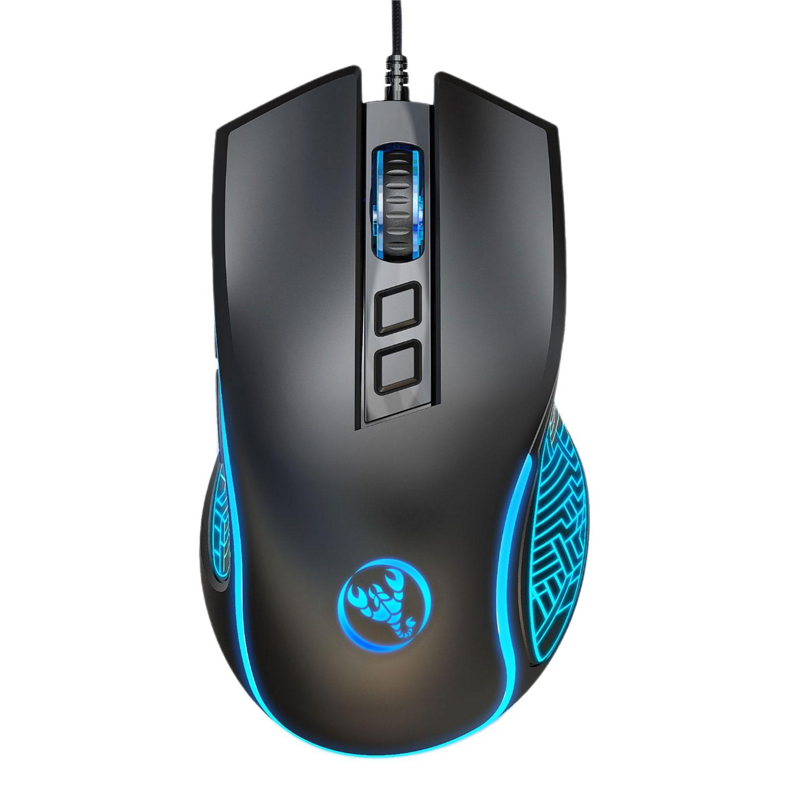 Computer Wired USB Mouse Gaming Mouse  LED Backlight for Game Lover