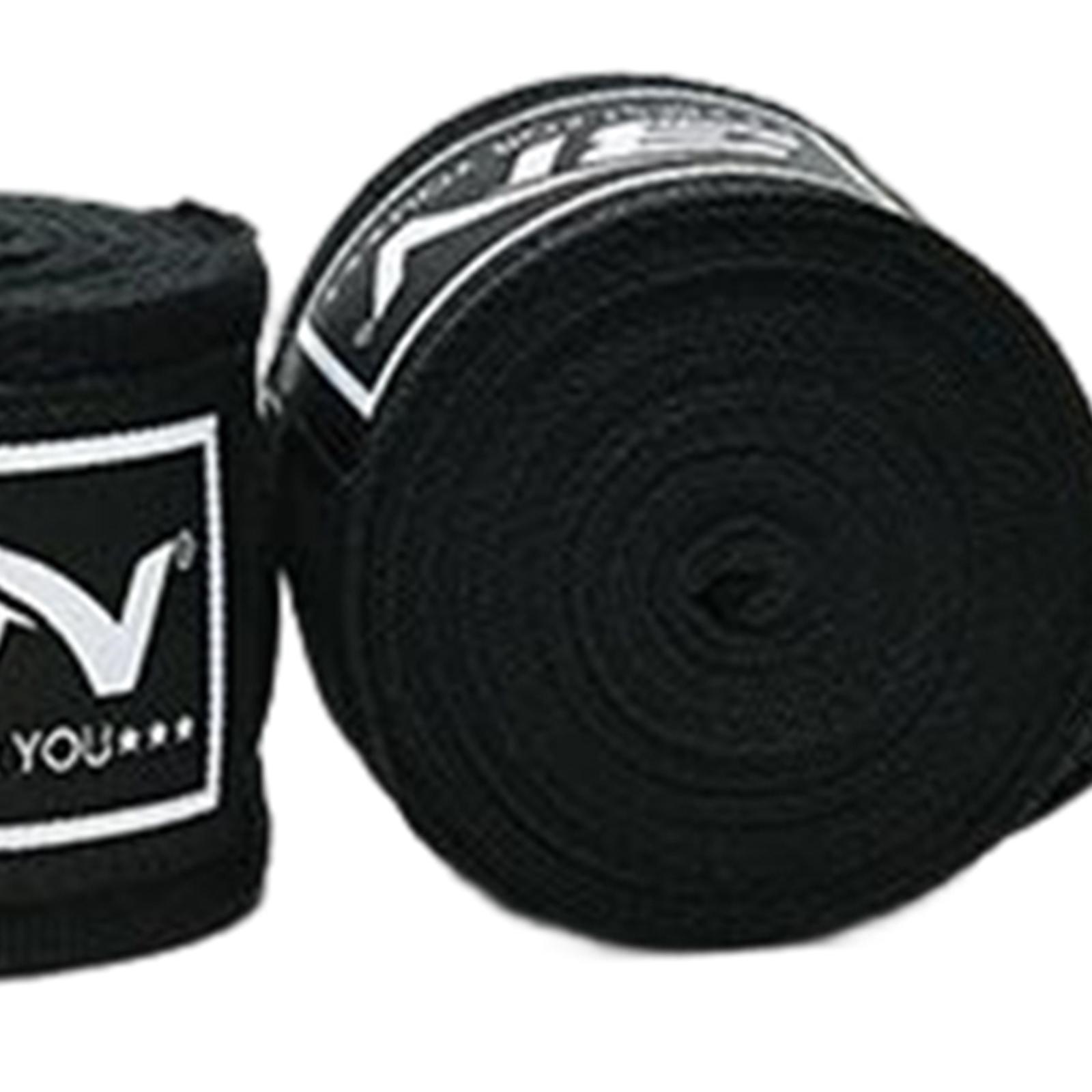 Boxing Hand Wrap Wrist Support Bandages Wrist Wrap for Boxing Adult Black
