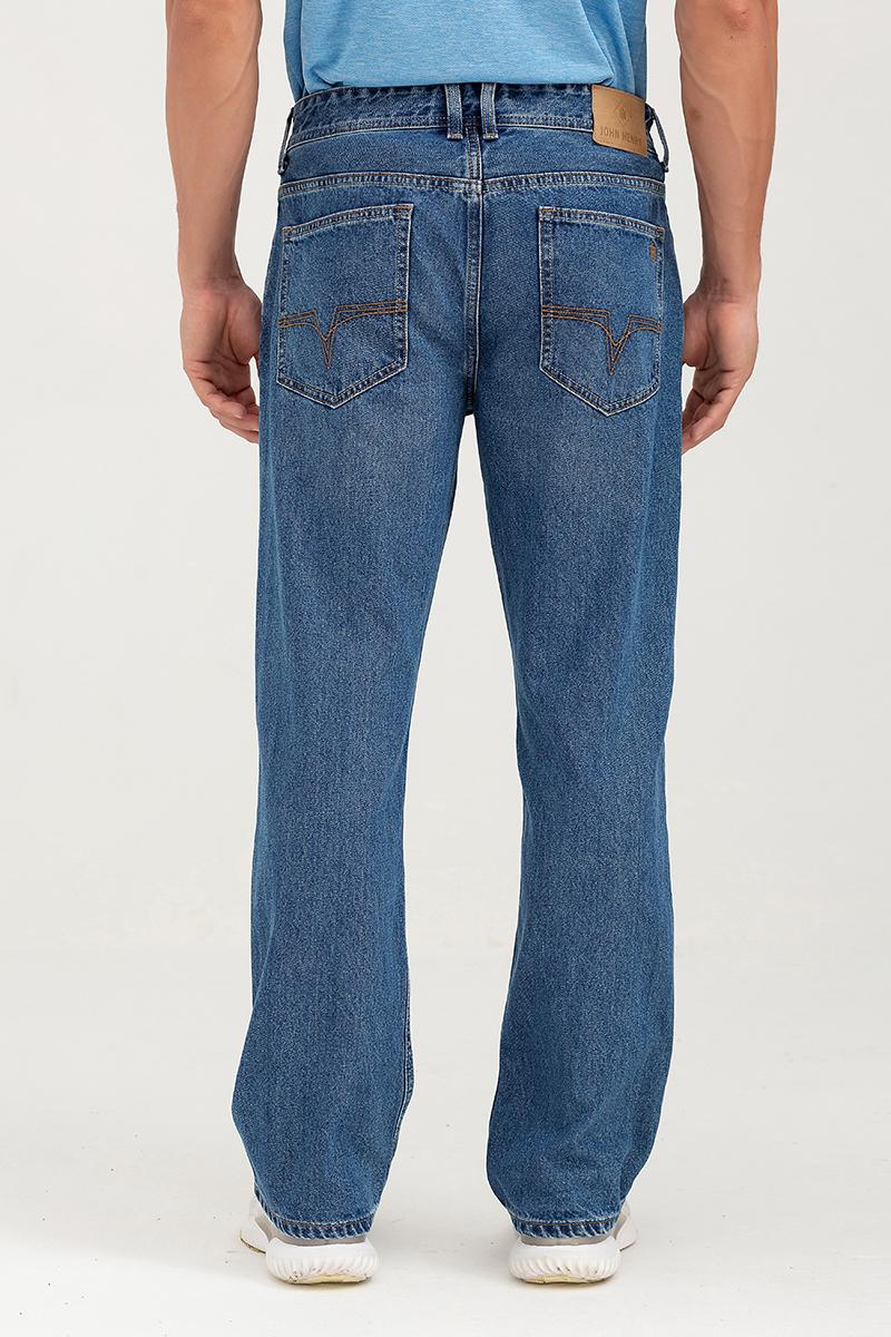 Quần jeans nam form rộng JN22FH34-CL - BLUE