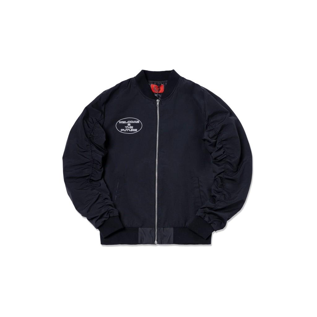 marshmello bomber jacket white