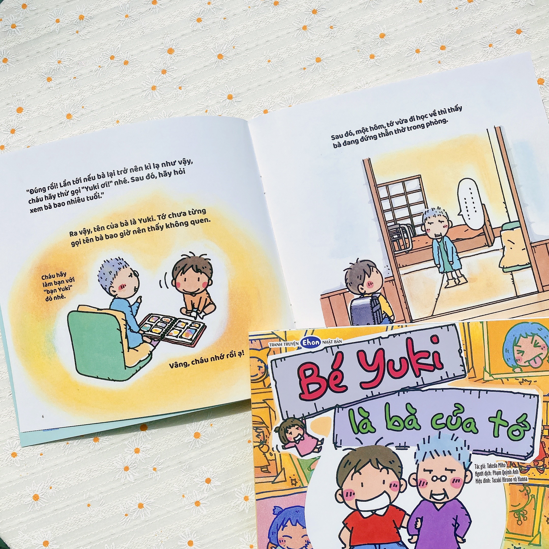 Truyện Ehon bé 3-4-5 tuổi - Bé Yuki là bà của tớ