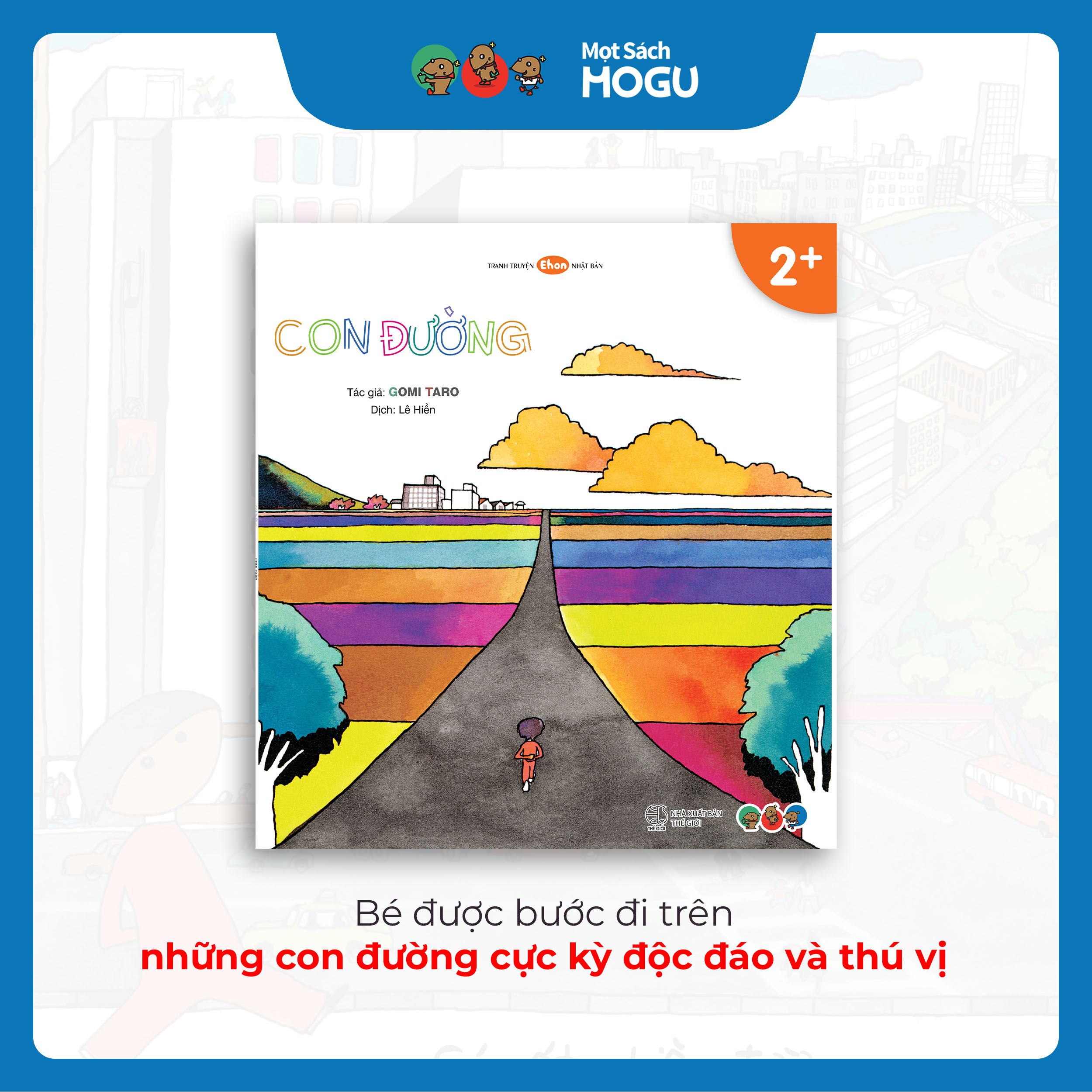 Truyện Ehon bé 1-2-3 tuổi - Con đường