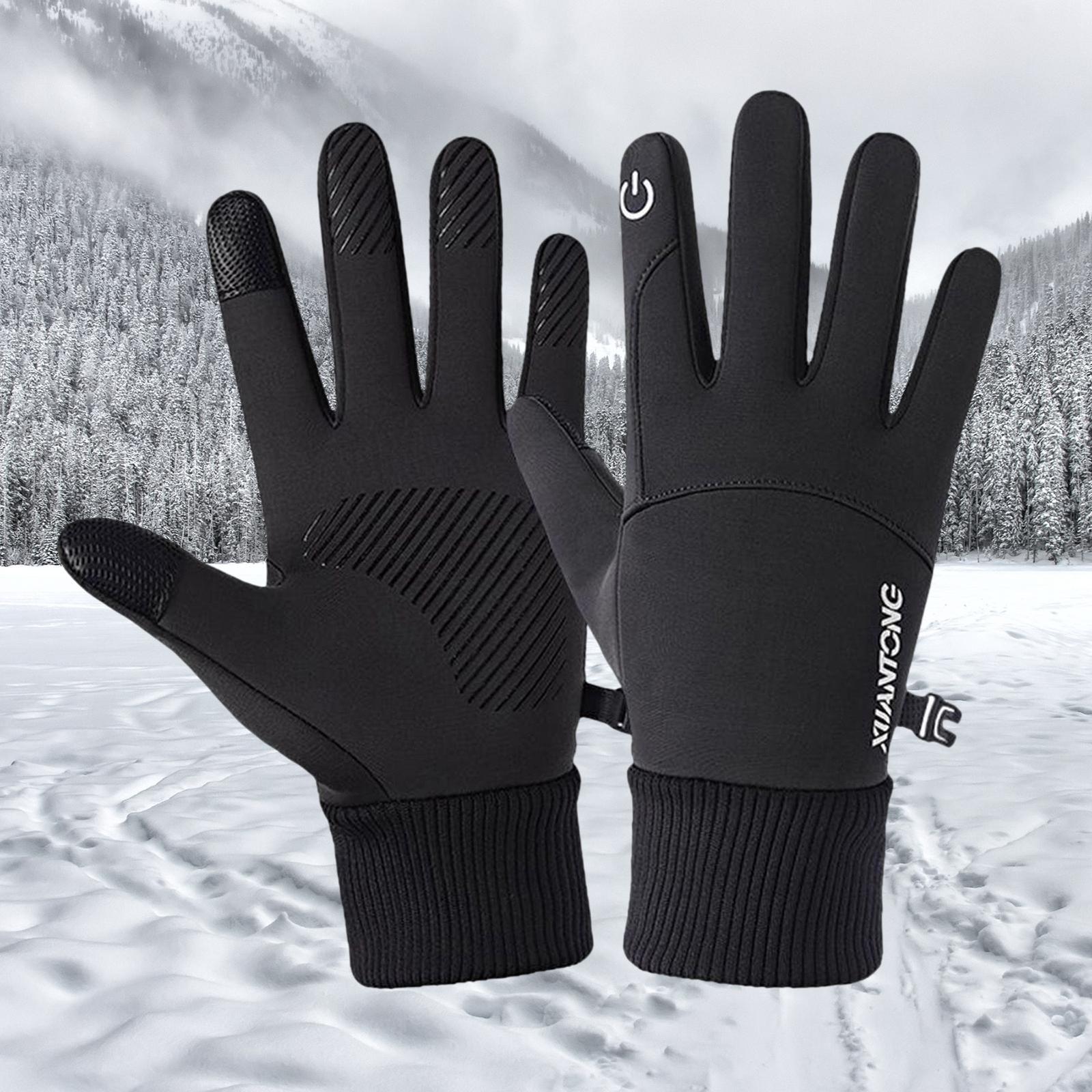 Winter Warm Gloves Waterproof Anti-slip Thermal Touch Screen Glove