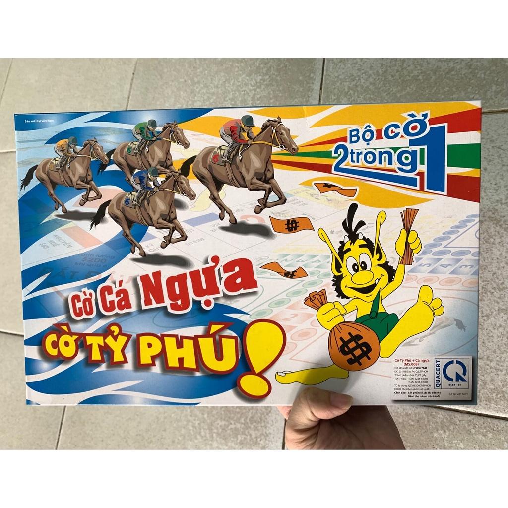 Cờ Cá Ngựa KHỔNG LỒ-HCM Size Lớn, Bàn cờ là hộp đựng, Quân cờ kêu leng leng, Cả nhà cùng vui.